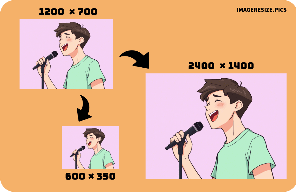 Image Resize Illustration